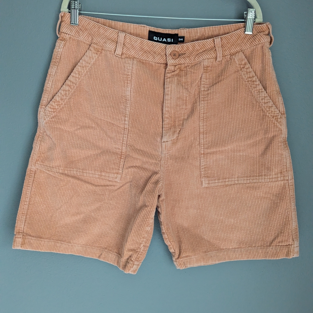 Quasi men's corduroy shorts size 34 17.5 x 13x8
